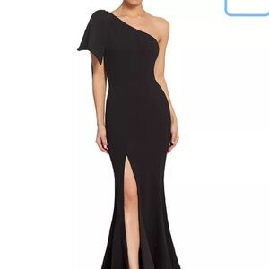 Dress the Population - Georgina One-Shoulder Crepe Gown - NWT